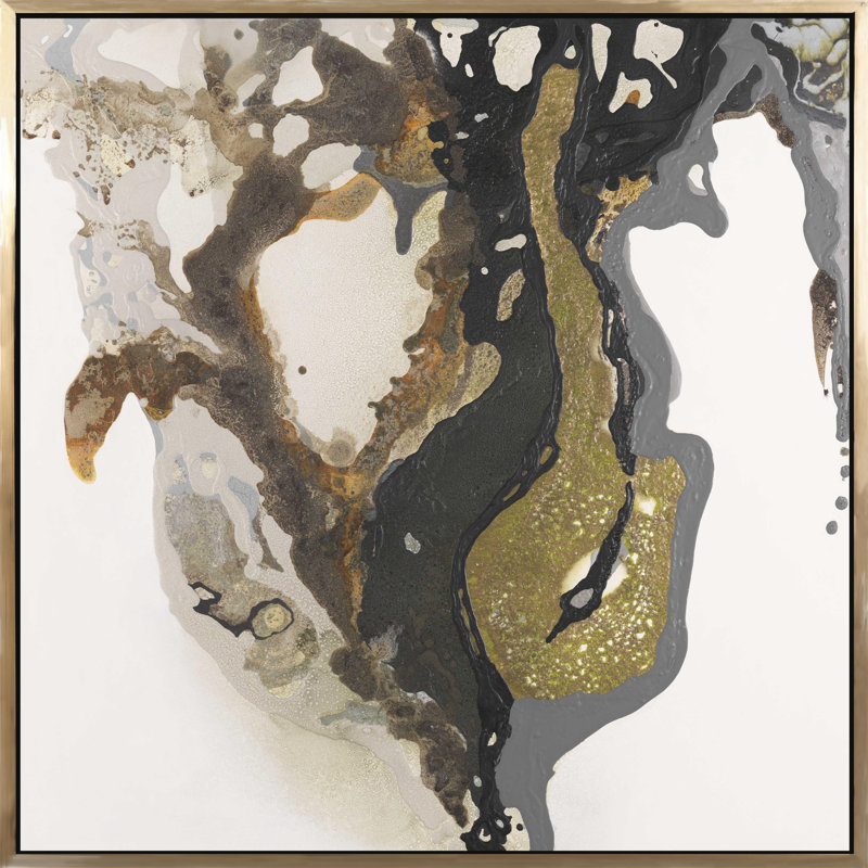 Pour It On Painting, 60" H x 60" W