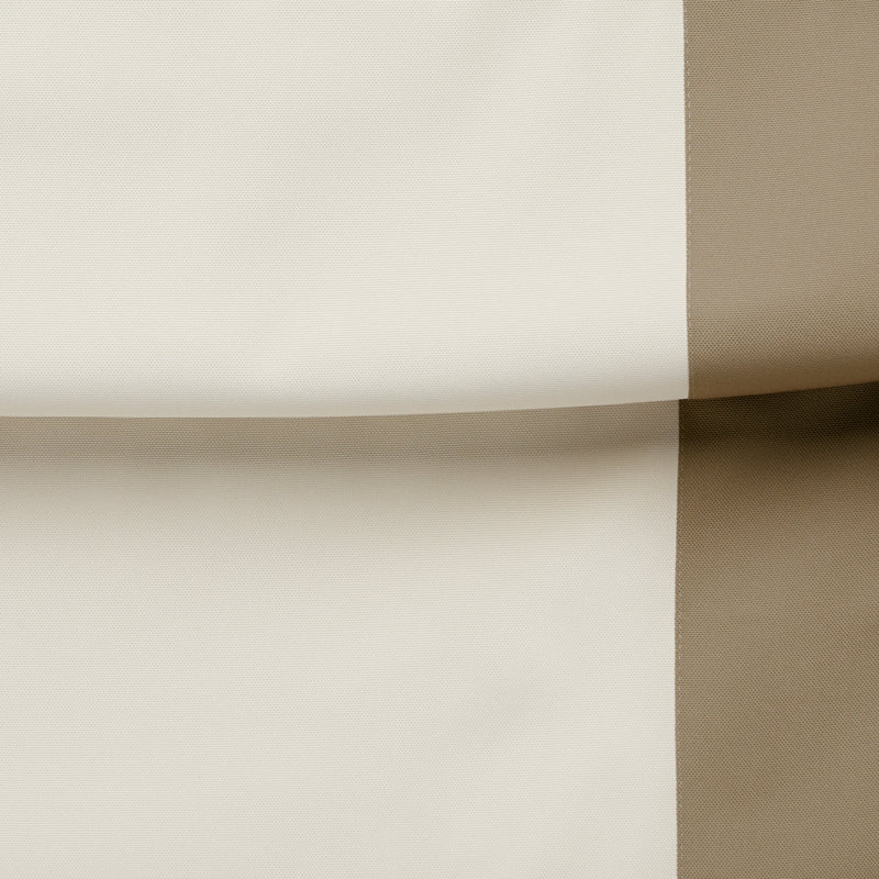 Frontera Blackout Roman Shade, Natural/Taupe, 31"W x 64"L