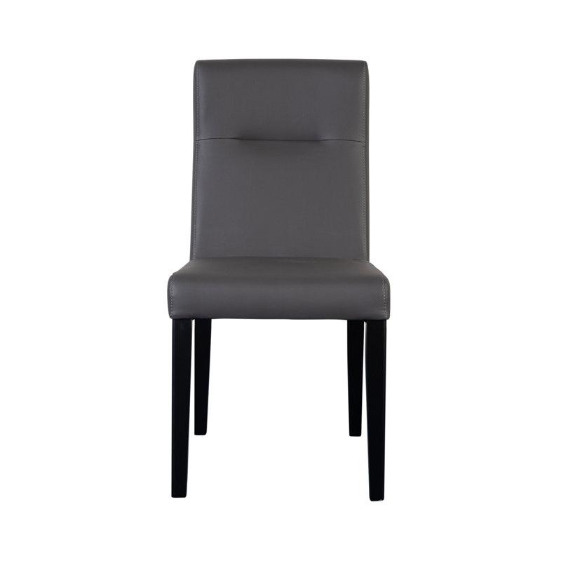 Chaise rembourrée grise