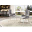 Tufted Velvet Upholstered Parsons Chair in Grey