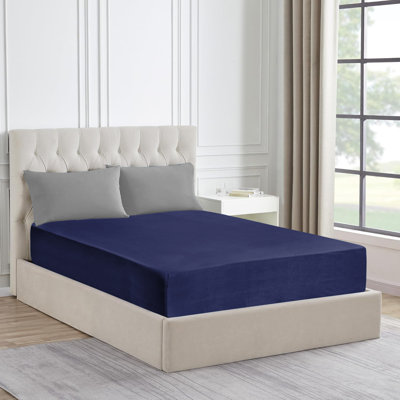 Shloima Premium Quality Cotton 30cm Jersey Fitted Sheet Soft, Comfortable, Perfect Fit, Breathable & Durable
