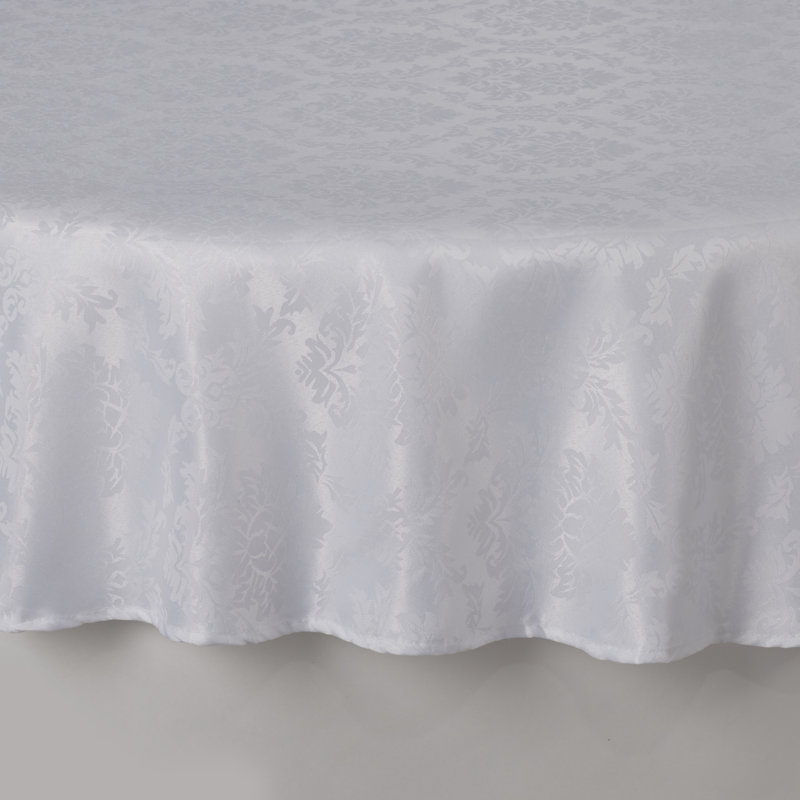 Wiesner Tablecloth, 102" W x 40" L, White