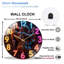 Horloge murale en verre 12 po