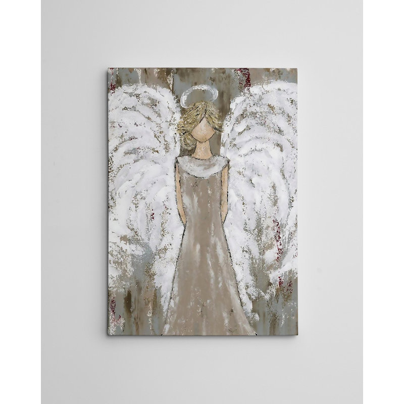 Peinture décorative sur toile, H 27,56 po x l 19,69 po