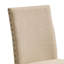 Chaise d’appoint en coton de fond en coton transitionnel Duguay
