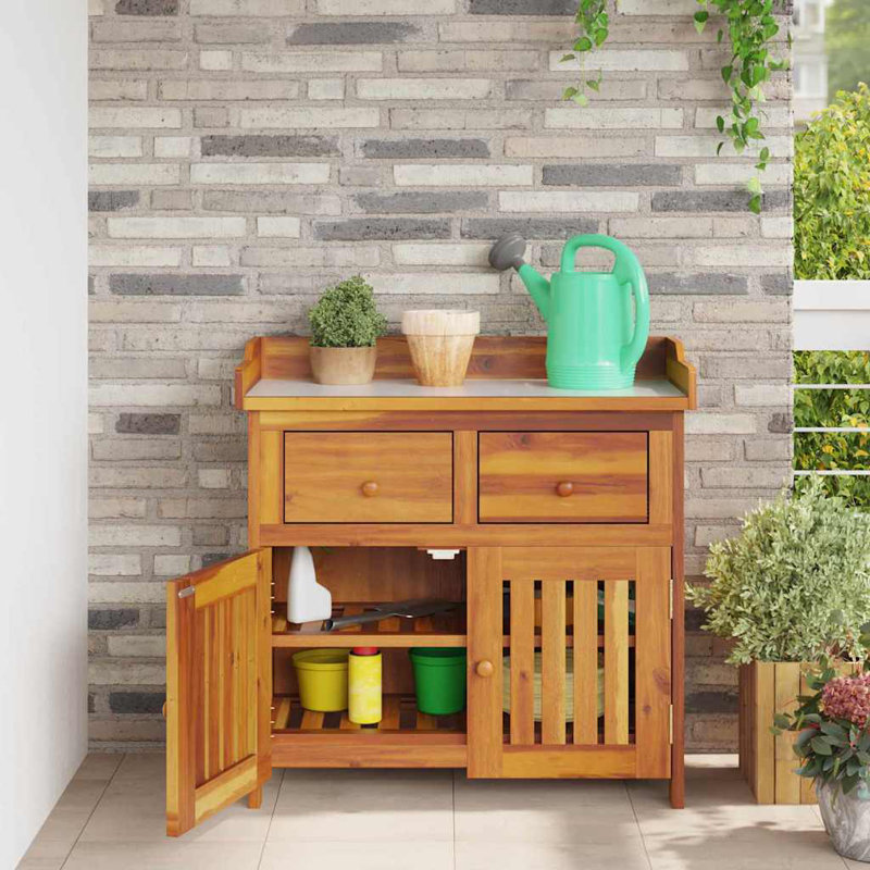 Solid Wood Potting Bench