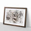 Eye Of The Zebra - Single Picture Frame Painting on MDF-56853781-56853782