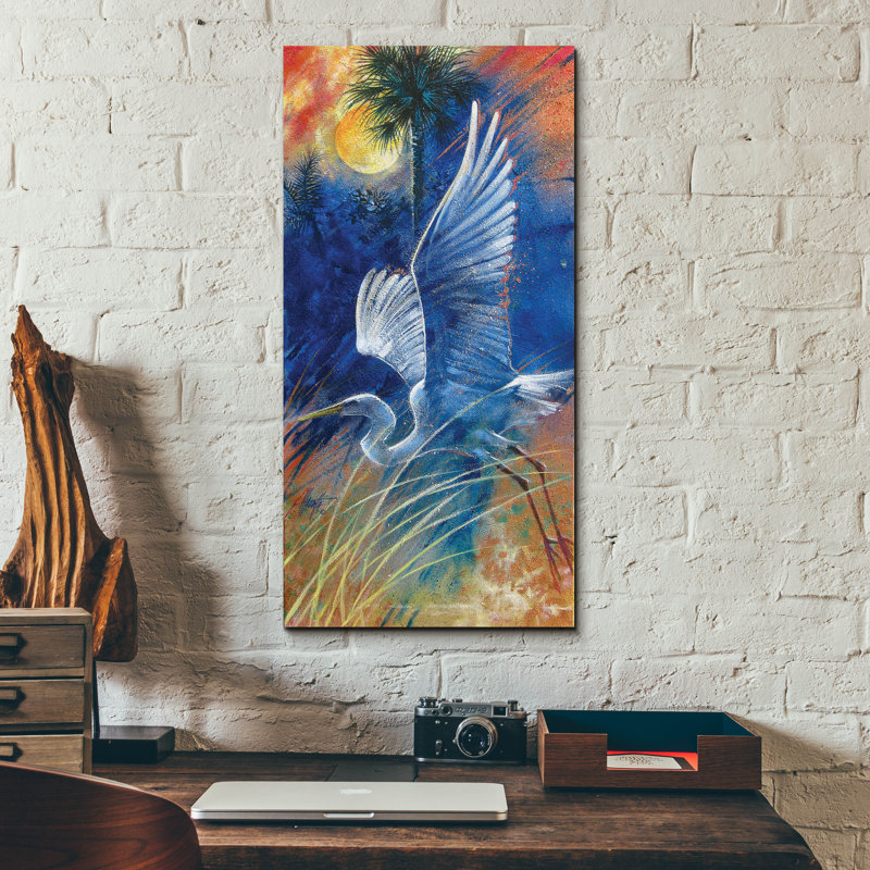 " Sundown Touchdown " by James Mazzotta, 24" H x 12" W x 0.2" D