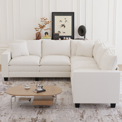 Canapé modulaire moderne avec rangement caché Elara