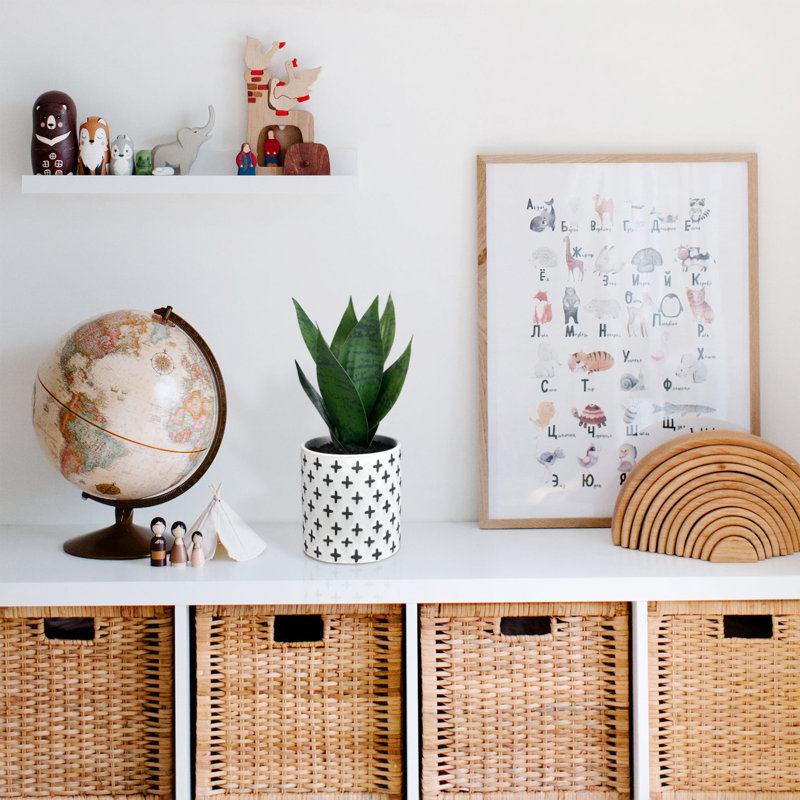 9.84'' Faux Plant in Ceramic Pot