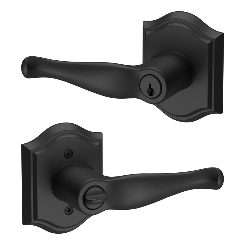 Lower Half Handleset with Door Lever, Left