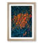 Cluster of Orange Trees in Abstract - Framed Print-55685049-55685050