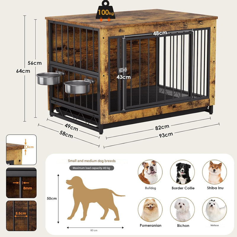 Furniture Style Crate, Brown