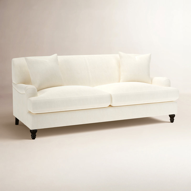 Walters Tight Back Sofa, Conversation Pearl Basketweave