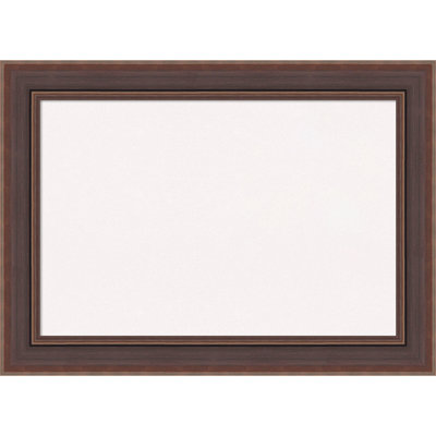 Moab Brown Bronze Framed Corkboard, White Cork Bulletin Board, Organization Board, Pin Board