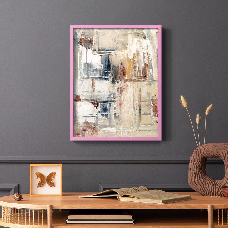 «Catskill Spring», reproduction encadrée - bois massif, Rose, H 10 po x l 8 po