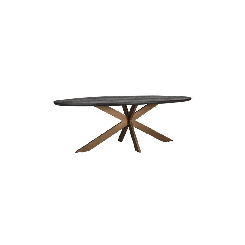 Blackbone Round Solid Oak Dining Table