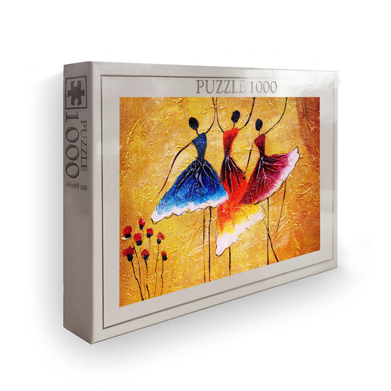 1000-Piece Jigsaw Puzzle, 26.8 x 18.9 inches | High-Quality 100% Cardboard, Vibrant Design | Perfect for Family Fun, Stress Relief & Educational Play | Gift for Adults & Kids | Box Size: 13.2 x 9.1 x 2.0 inches