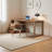 Solid wood integrated writing desk