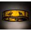 Cowboy And Steer Flush Mount Ceiling Fan