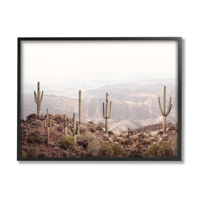 " Cacti Overlooking Desert " by Sisi And Seb