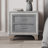 Velvet Solid Wood Nightstand-1238811337