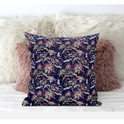  Coussin en suède avec étoiles roses