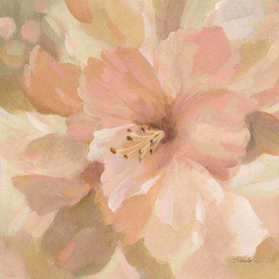 «Sweet Boho Flower II» par Silvia Vassileva, peinture sur toile tendue