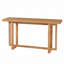 Console d'entrée en panneau de fibres à densité moyenne 59,05 pouces pour couloir, derrière le canapé, salon, vestibule, assemblage facile, chêne
