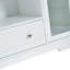 Buffet buffet, grande armoire de rangement de 51 po avec tiroirs, portes et tablettes réglables, bar à café en bois pour cuisine, blanc