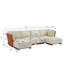 Canapé d'angle modulaire en boucle avec pouf-291368380-291368383