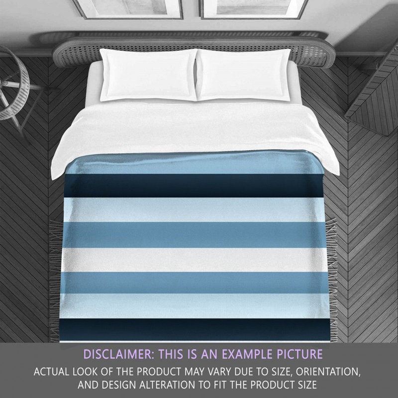 Polyester Striped Comforter, Twin Extra Long Comforter