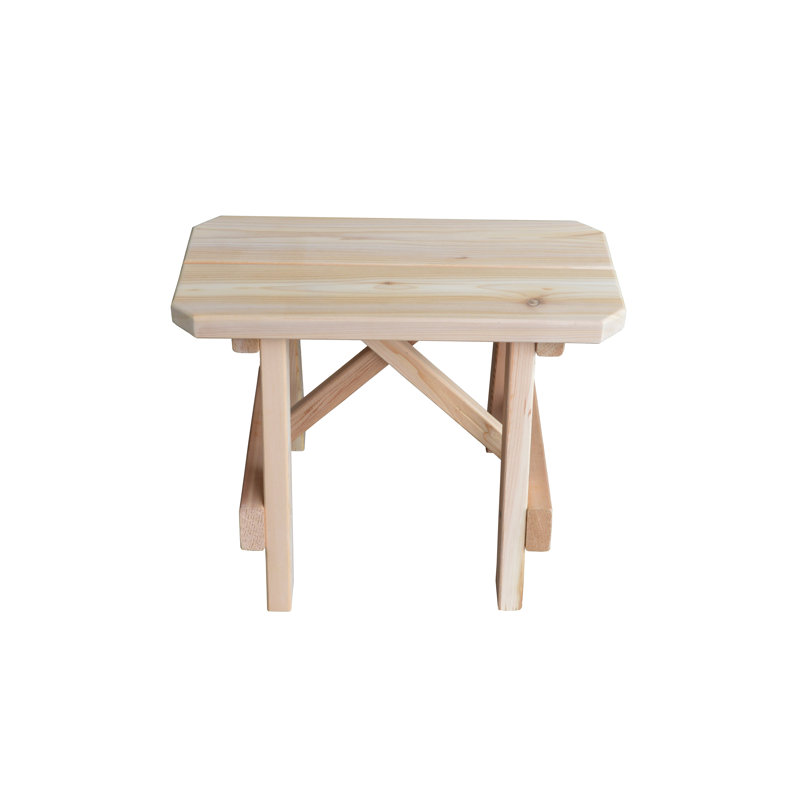 Banc en bois Guernsey, H 17 po x l 23 po x P 11 po, Inachevé