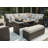 Evolo Rectangular Wicker Outdoor Coffee Table , 59'' in. W 35.5'' in. D