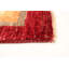 Tapis décoratif en laine de conception unique 6 pi 7 po x 10 pi noué à la main new age ziegler
