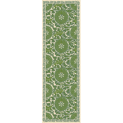 Alessandro Vinyl Floral Indoor Rug