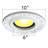10'' White Open Recessed Trim