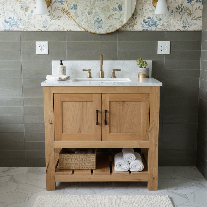 Meuble-lavabo simple, Couleur 1, 48"