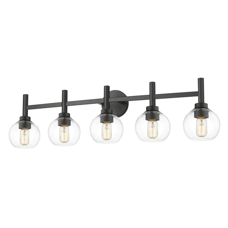 Lavern 5 - Light Dimmable Vanity Light, Matte Black