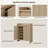 30 Pair Fluted Shoe Storage Cabinet With 2 Doors And Adjustable Shelves-123065854-123844868
