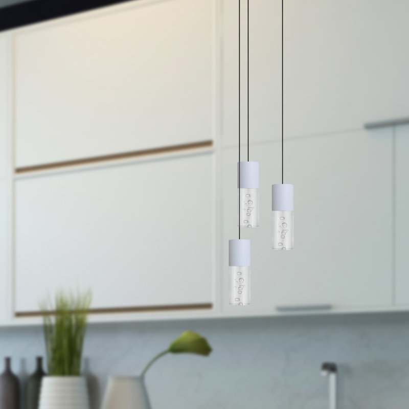 Andromedae 3 - Light Cluster Pendant, White