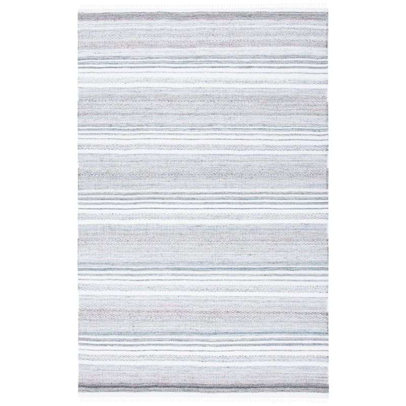 Kilim Hand Woven Performance Striped Rug, Rectangle 3' x 5'