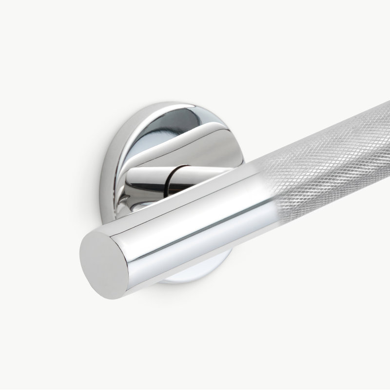 Biscayne Peened Grab Bar Polished Chrome 42 in, Biscayne Grab Bar - Peened 42 in