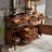 Retro Multifunctional Console Table-1261810699