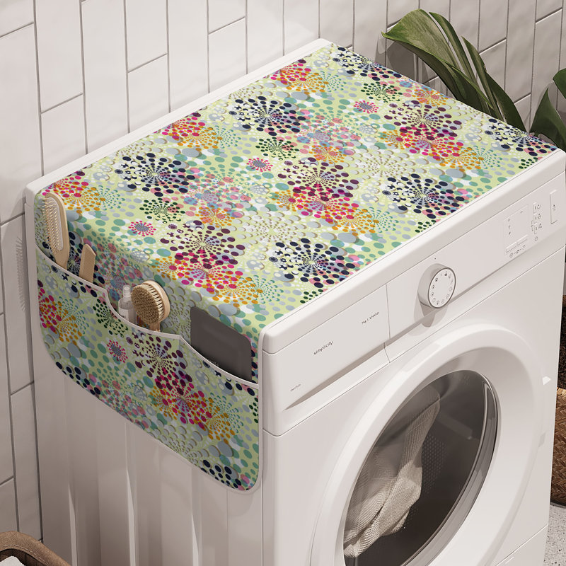 Ensemble de 2 pièces de rangement pour machine à laver East Urban Home