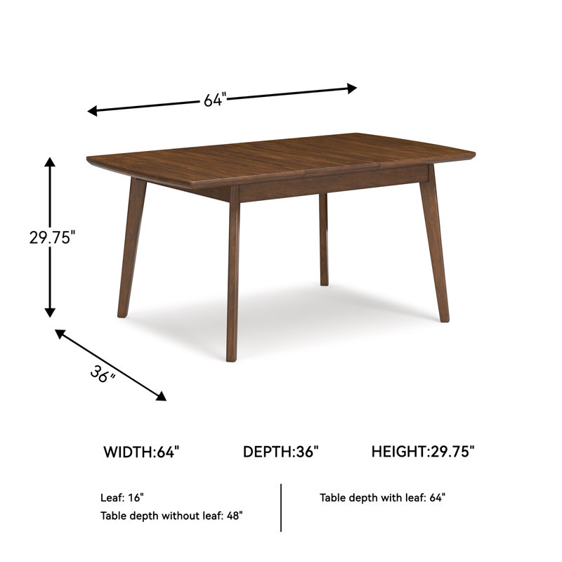Jameila Extendable Solid Wood Base Dining Table