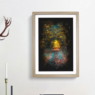 Endless Autumn Forest in Germany - Framed Print