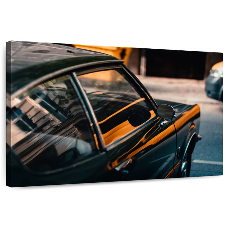 Voiture rétro Mehar Street, H 16 po x l 24 po