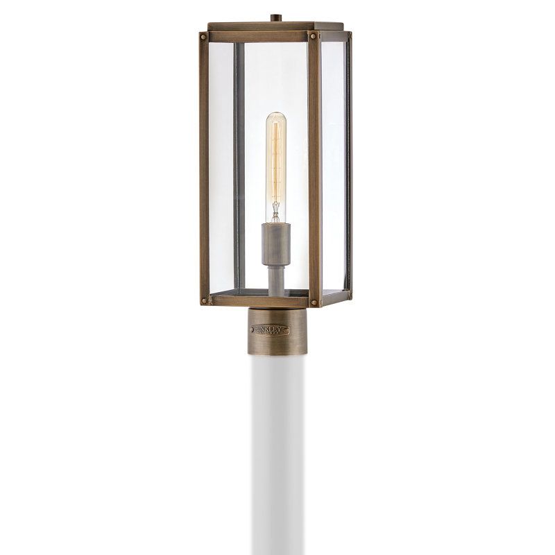 Max 1 - Light Lantern Head, Burnished Bronze, 18.5" H x 6" W x 6" D