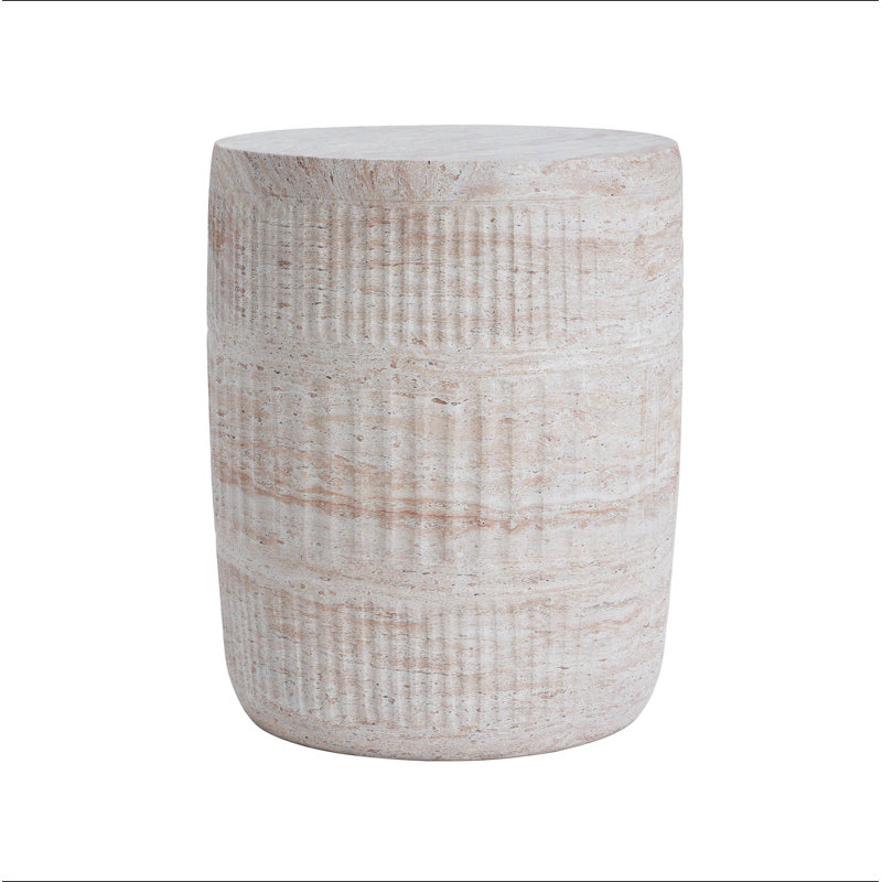 Outdoor/Indoor Lightweight Concrete Side Table